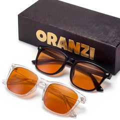 ORANZI vista frontal montura clásica protección cómoda