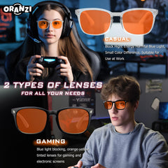 ORANZI detalle material TR90 ligero y resistente