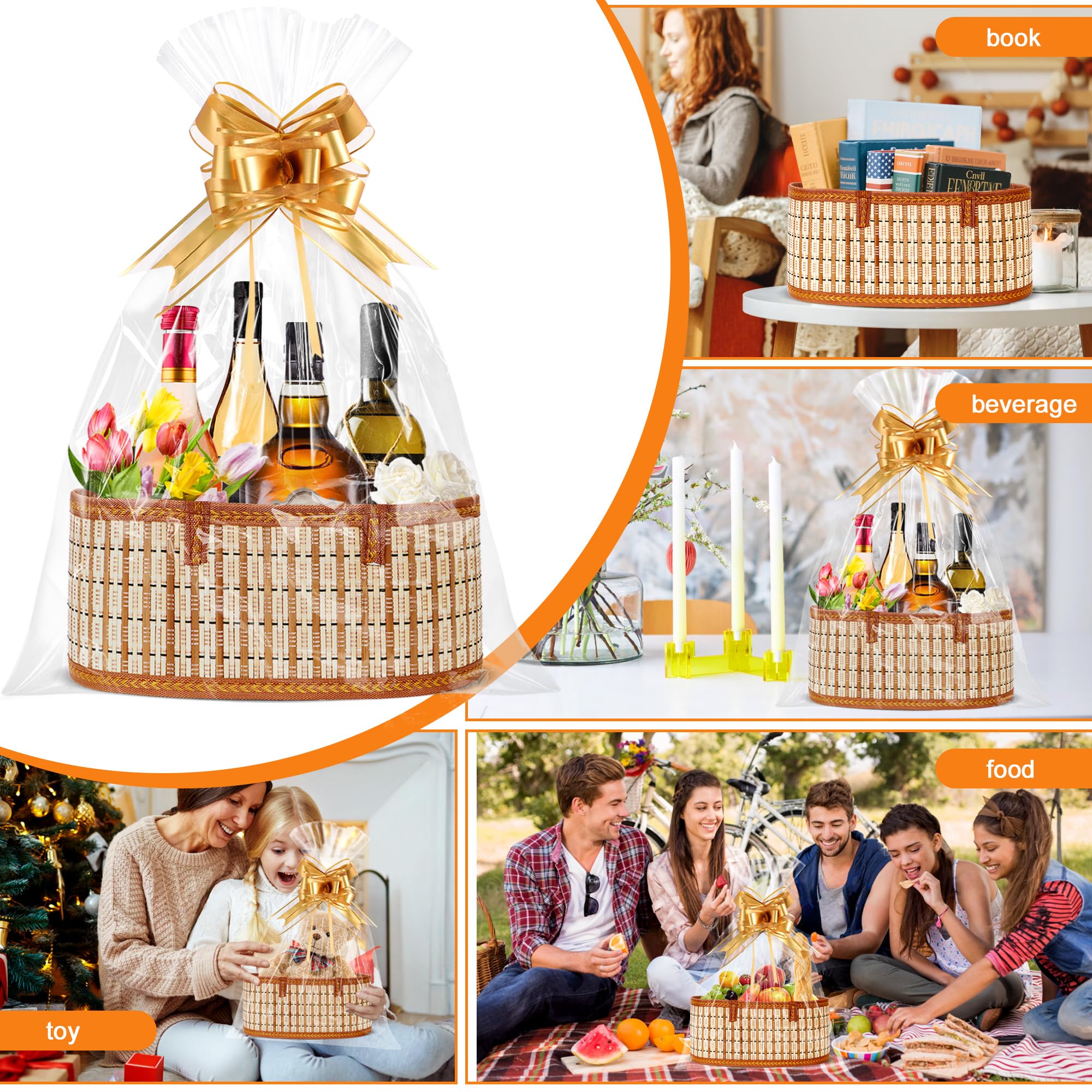 Orchidleaf canasta en ambiente hogareño usada como organizador decorativo