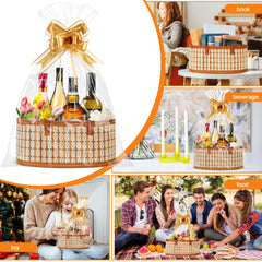 Orchidleaf canasta en ambiente hogareño usada como organizador decorativo
