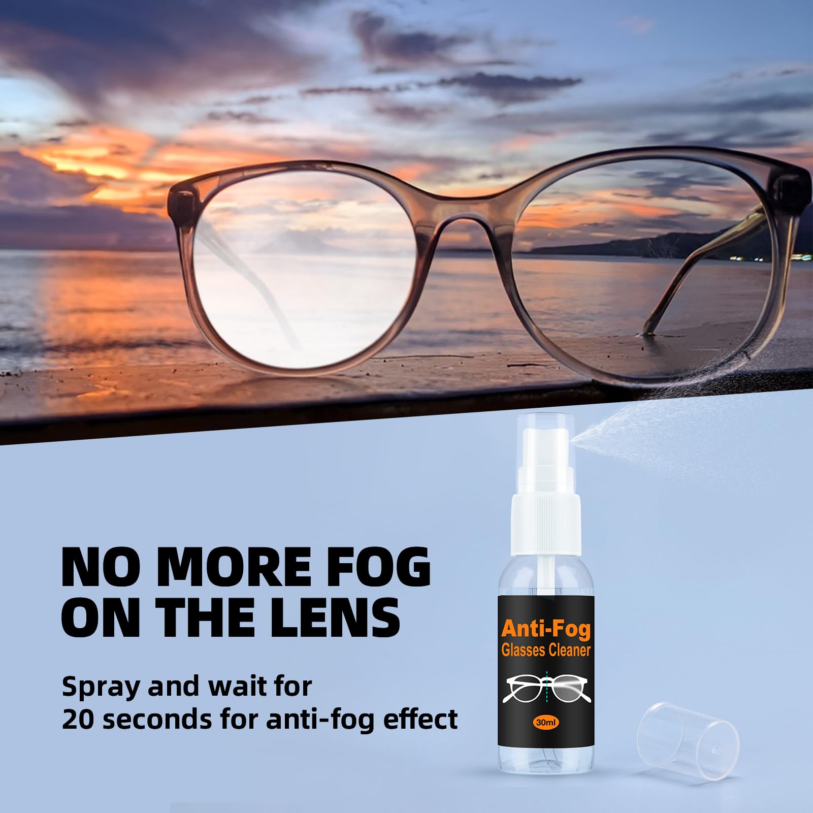Ordilend almohadilla de microfibra doble capa limpia lentes sin rayar