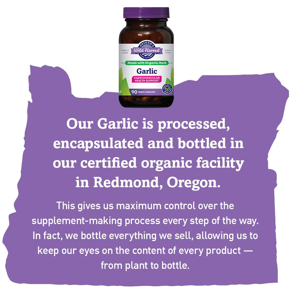 Oregon's Wild Harvest etiqueta con sellos USDA Organic y Non-GMO visibles