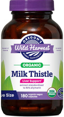 Oregon's Wild Harvest frasco delantero mostrando etiqueta clara y confianza