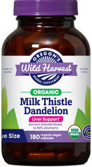 Oregon's Wild Harvest frente del envase mostrando diseño y cantidad 180 cápsulas, confianza