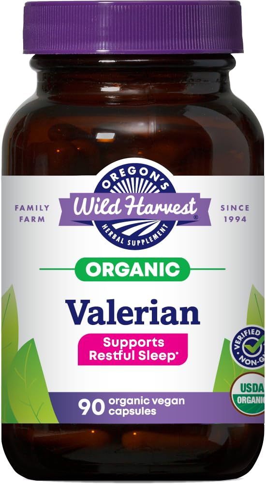 Oregon's Wild Harvest vista frontal con etiqueta clara y beneficios