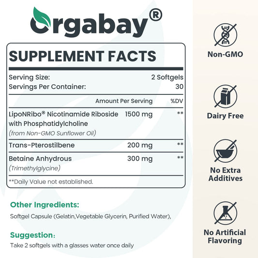 Orgabay textura liposomal en primer plano para mejor absorción