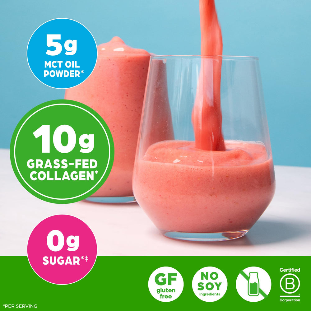Orgain en smoothie vainilla como aporte proteico y MCT