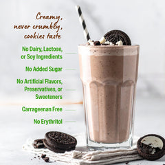 Orgain etiqueta con sellos USDA Organic y plant based que aporta confianza