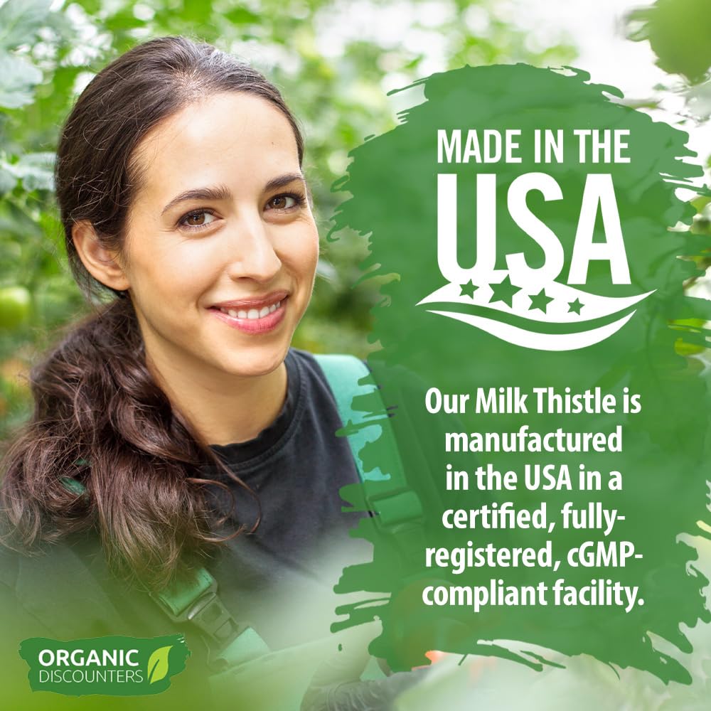 Organic Discounters etiqueta con certificado USDA Organic visible que garantiza certificación