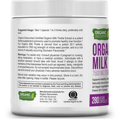 Organic Discounters frasco sobre encimera de cocina integrable en rutina de bienestar