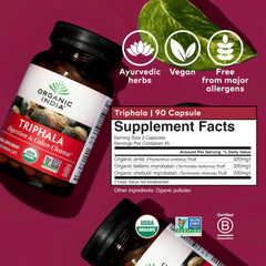 ORGANIC INDIA producto en ambiente saludable transmitiendo sostenibilidad