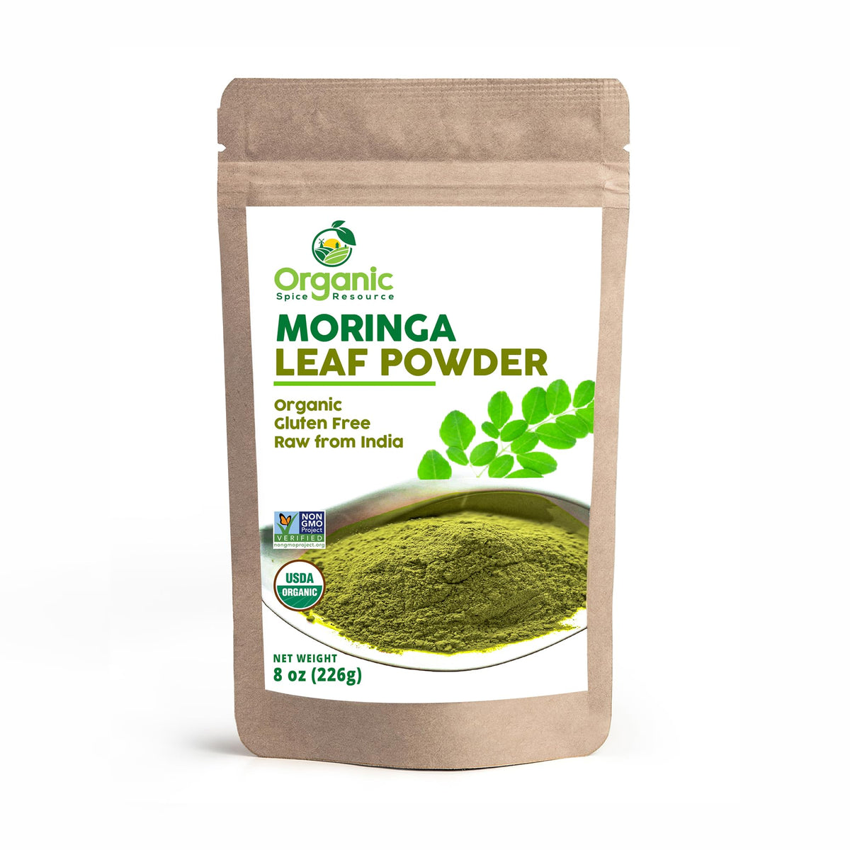 Organic Spice Resource paquete frontal resellable muestra frescura