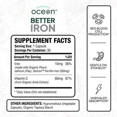Organics Ocean cápsulas en primer plano que resaltan textura suave