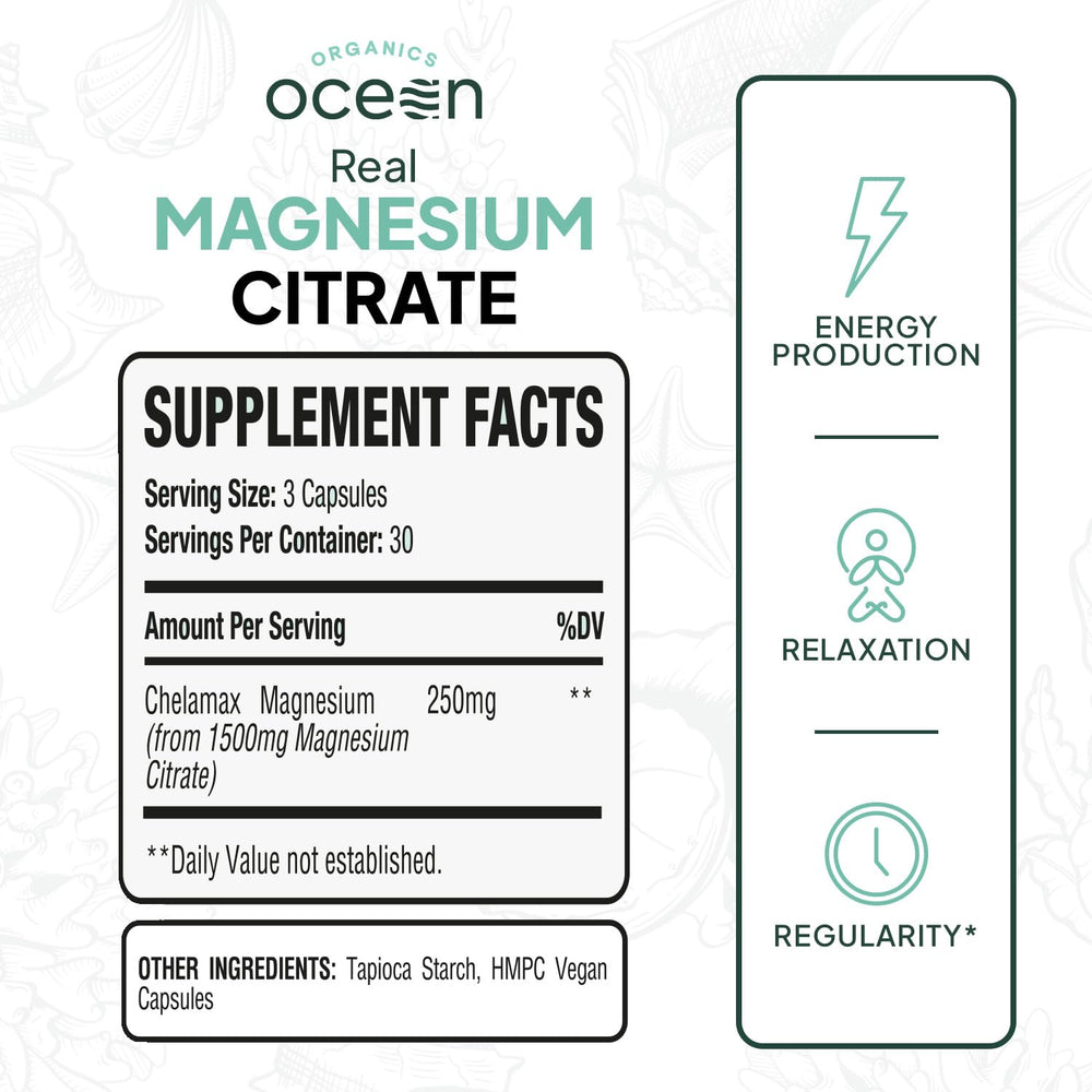Organics Ocean cápsulas en primer plano textura clara y absorción rápida