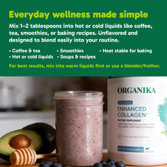 Organika envase en cocina moderna, versátil para recetas diarias