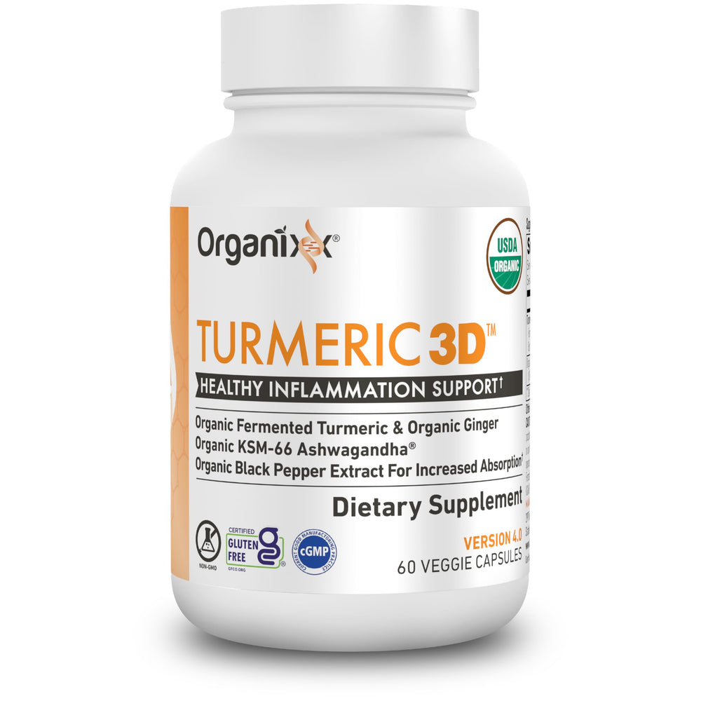 Detalle del sello USDA Organic en el envase Organixx destacando pureza