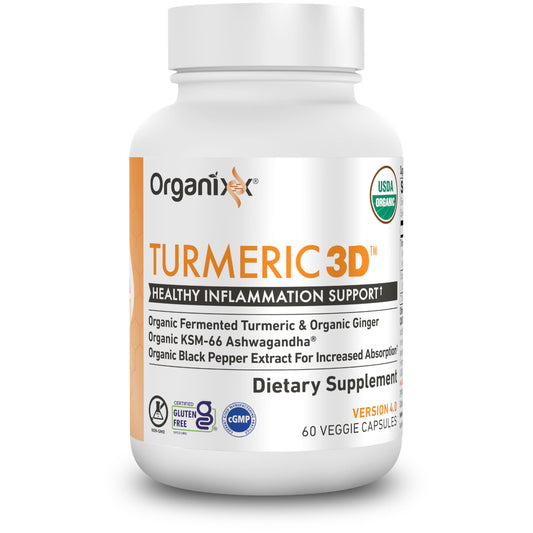 Detalle del sello USDA Organic en el envase Organixx destacando pureza