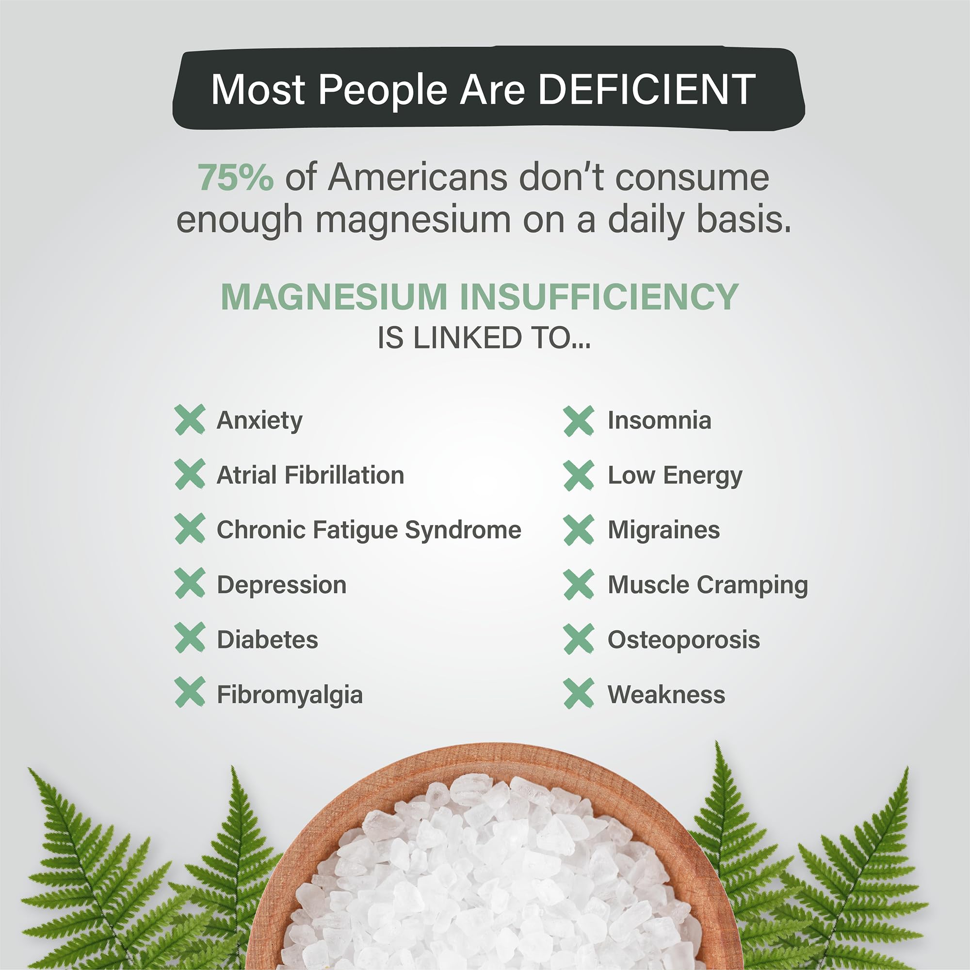 Organixx magnesium 7 comparación de tamaño en mano para referencia de dosis