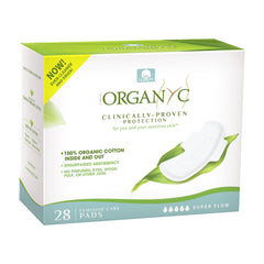 Organyc empaque frontal 28 unidades, conveniencia y menos embalaje