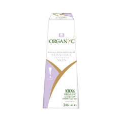 Organyc empaque frontal con 24 forros tanga, protección natural