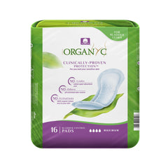 Organyc frontal del empaque mostrando 64 unidades y beneficio de máxima protección