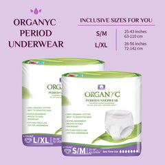 Organyc etiqueta con certificación orgánica y símbolos de cuidado y uso