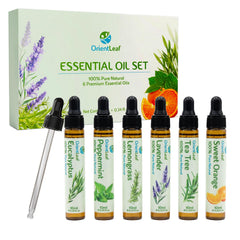ORIENTLEAF caja de regalo con seis mezclas, presentación elegante y práctica