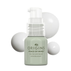 Origins envase frontal pequeño mostrando portabilidad y diseño