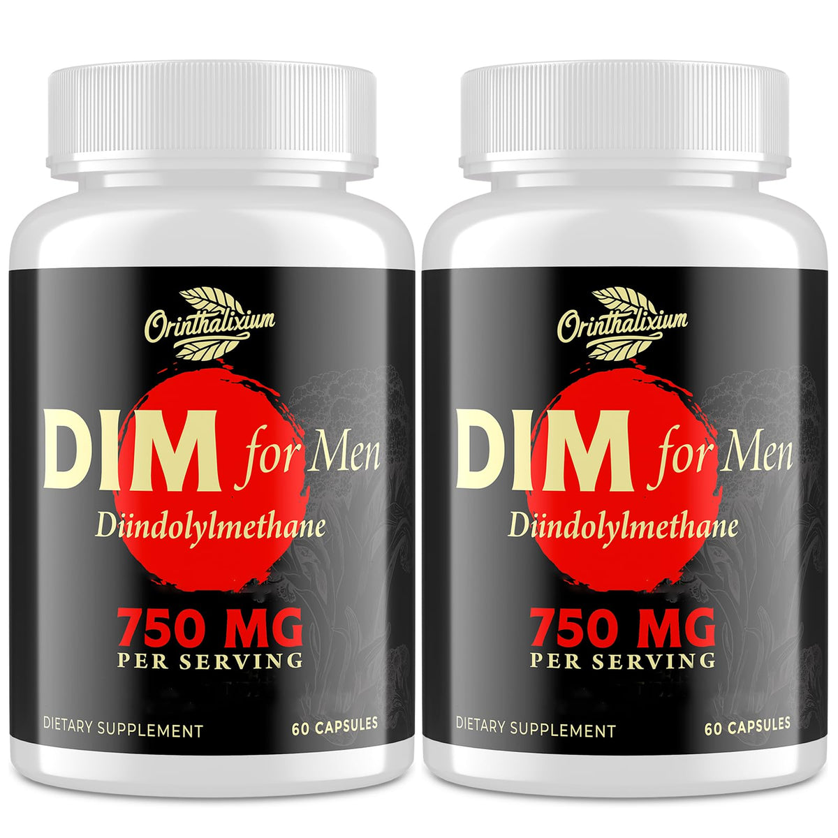 Orinthalixium frasco frontal mostrando etiqueta clara y beneficio para hombres