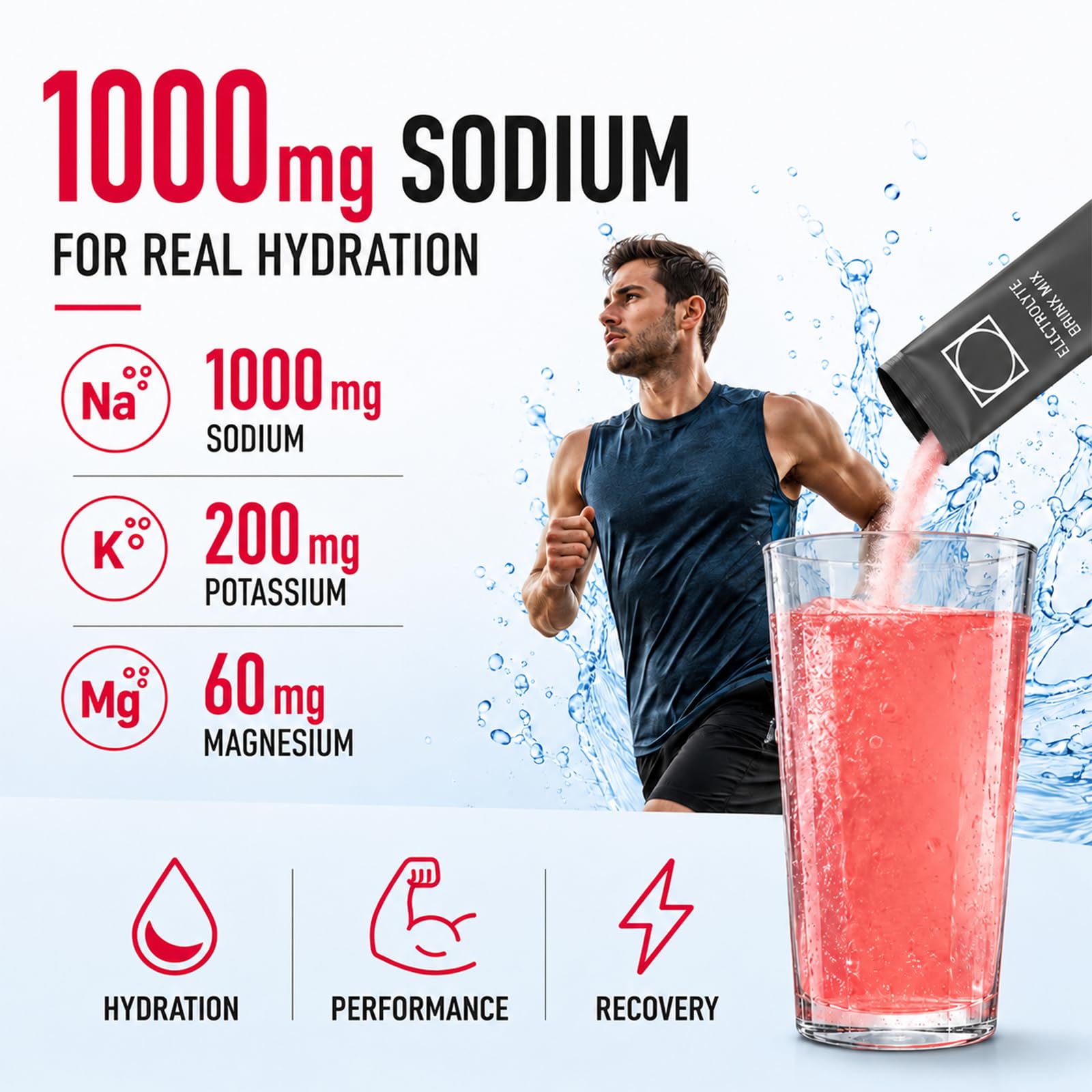 Orlixynora sobre individual abierto listo para mezclar con agua