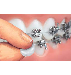 Orthomechanic Orthowax estuche abierto con cinco tiras que facilita llevar repuestos