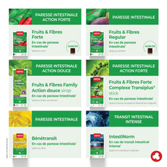 Ortis Frutas y Fibras Regular 24 cubos para llevar en bolso, merienda conveniente.