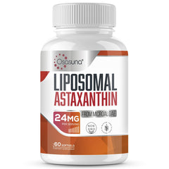 Osasuna frente del empaque mostrando 24 mg y 60 softgels, confianza en la dosis