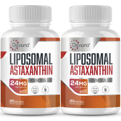 Osasuna frente del empaque mostrando 120 softgels y beneficio de alta absorción