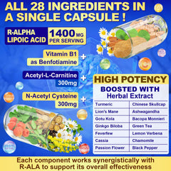 Ossual ingredientes naturales mezclados que ilustran apoyo antioxidante