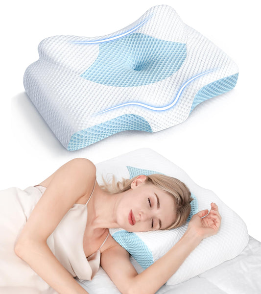 Osteo empaque frontal mostrando la almohada y beneficios de soporte