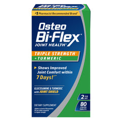 Osteo Bi-Flex frente del empaque mostrando la marca y beneficio de movilidad
