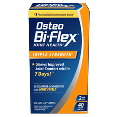 Osteo Bi-Flex frente del envase mostrando la marca y beneficios visibles