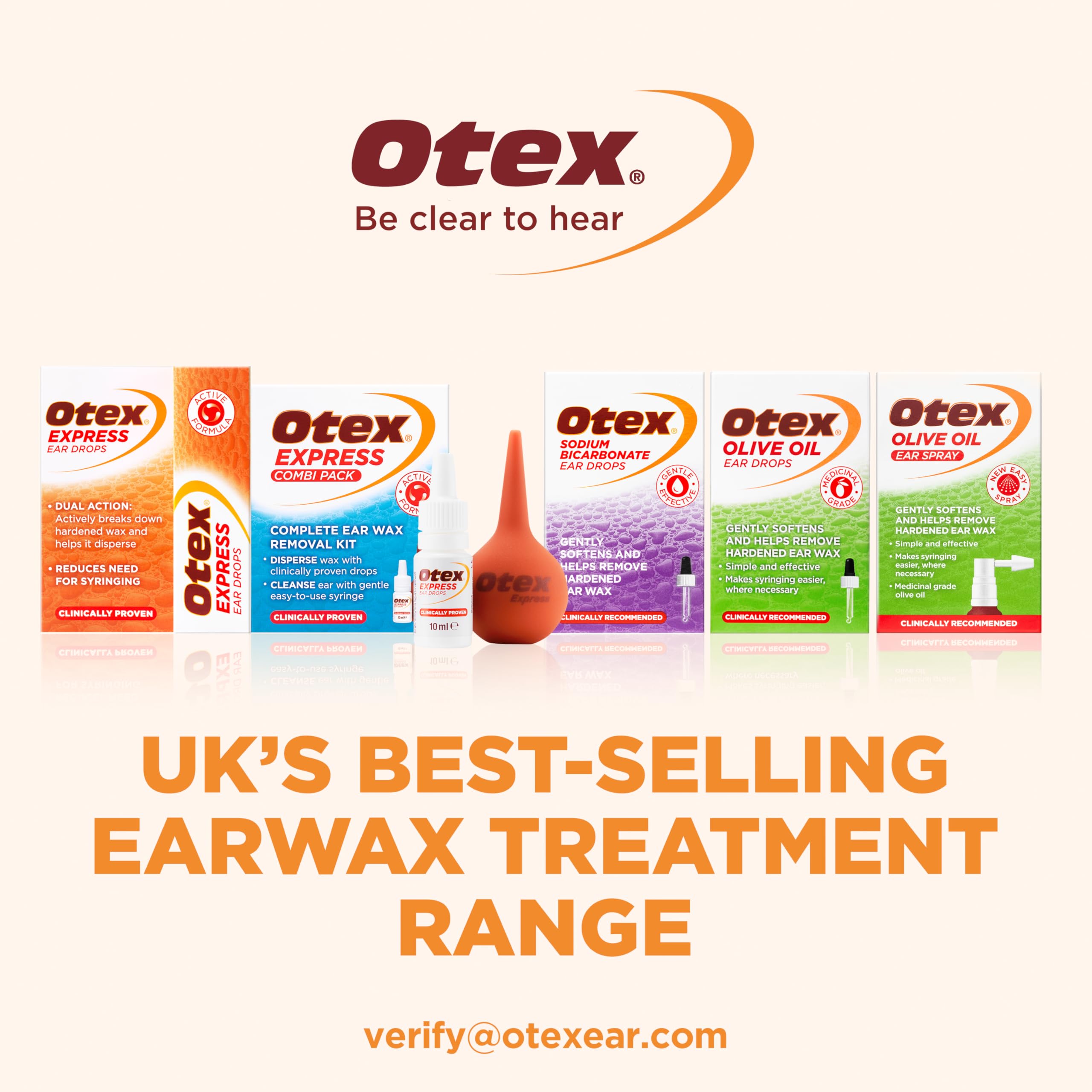 OTEX frasco junto a una moneda para mostrar tamaño y capacidad