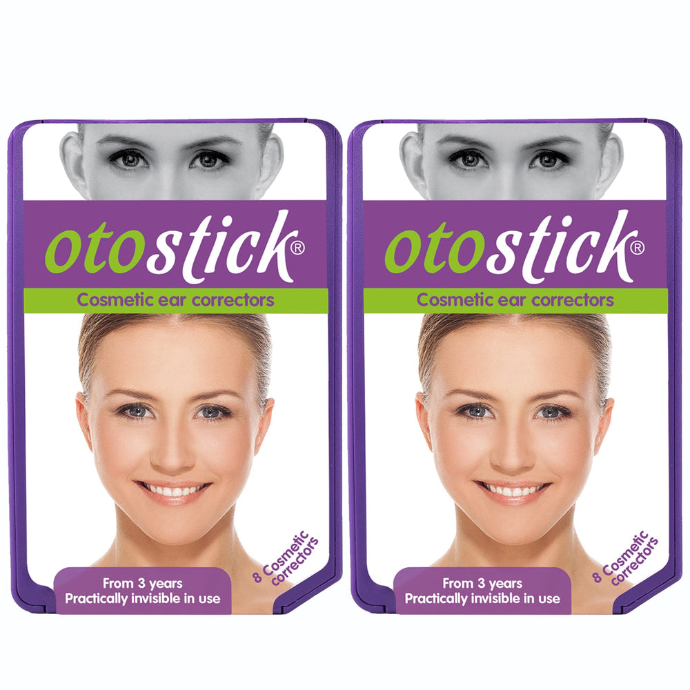 Otostick vista frontal del empaque mostrando el diseño y la marca, aporta confianza