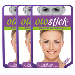 Otostick envase frontal mostrando 8 correctores y beneficio discreción estética