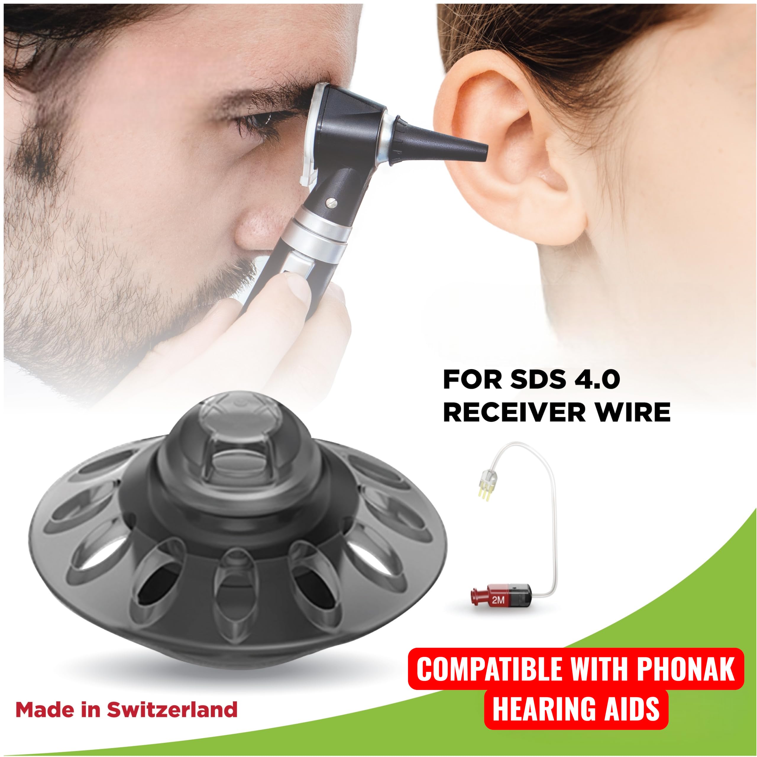 Otto Tech iconos que indican compatibilidad con Phonak, identificación rápida