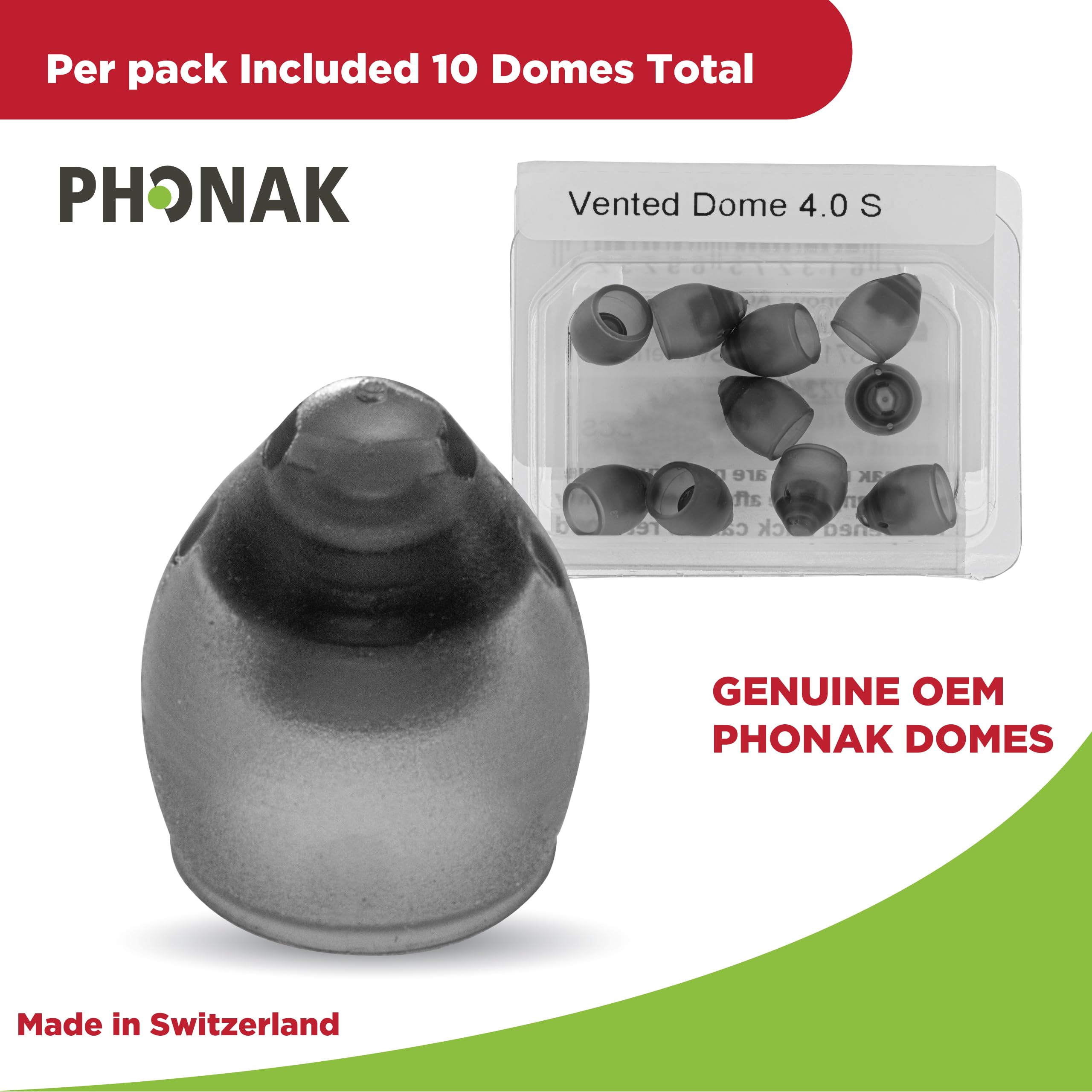 Otto Tech domo Phonak detalle de textura y material flexible para comodidad