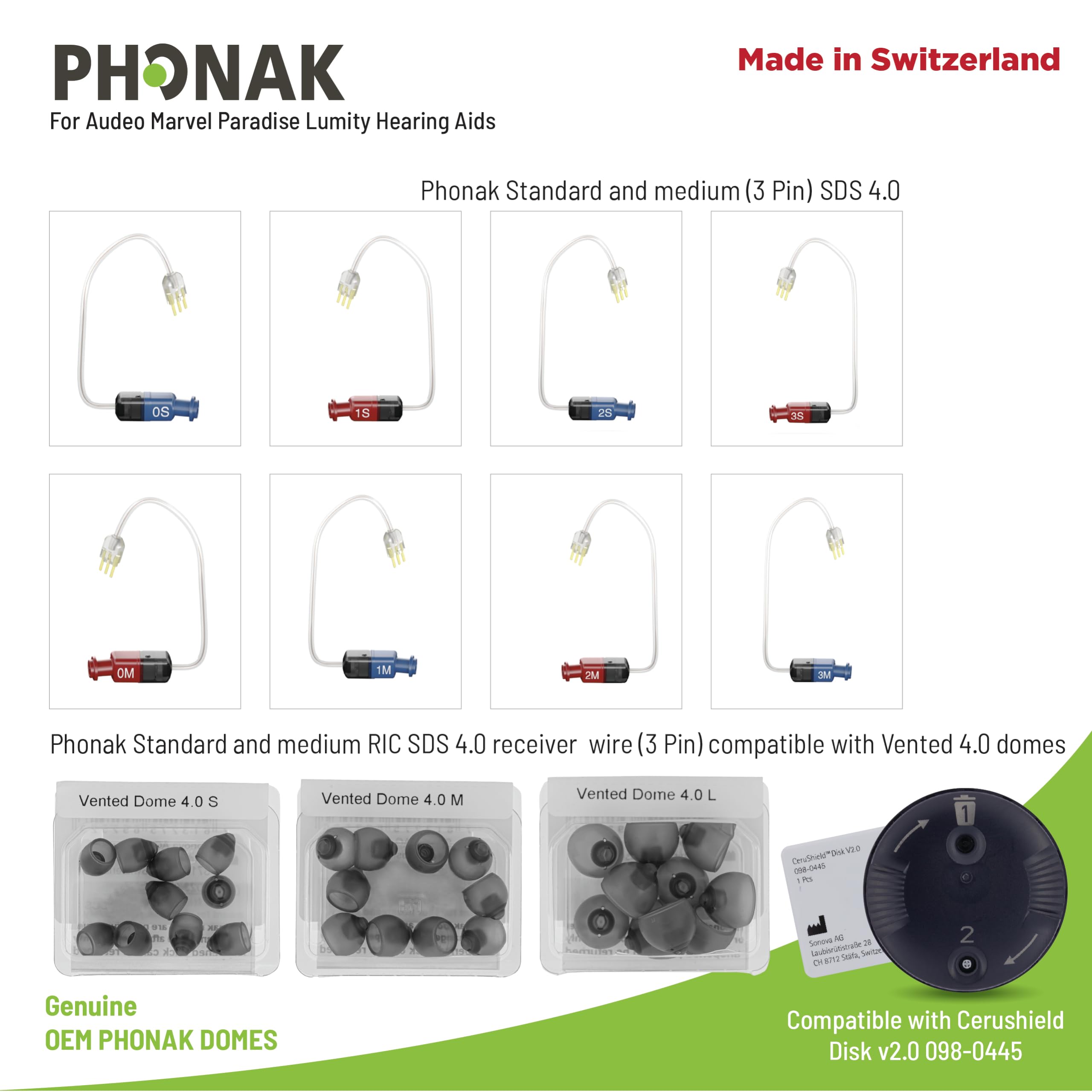 Otto Tech domo Phonak en uso con audífono en oído, aspecto discreto y ventilado