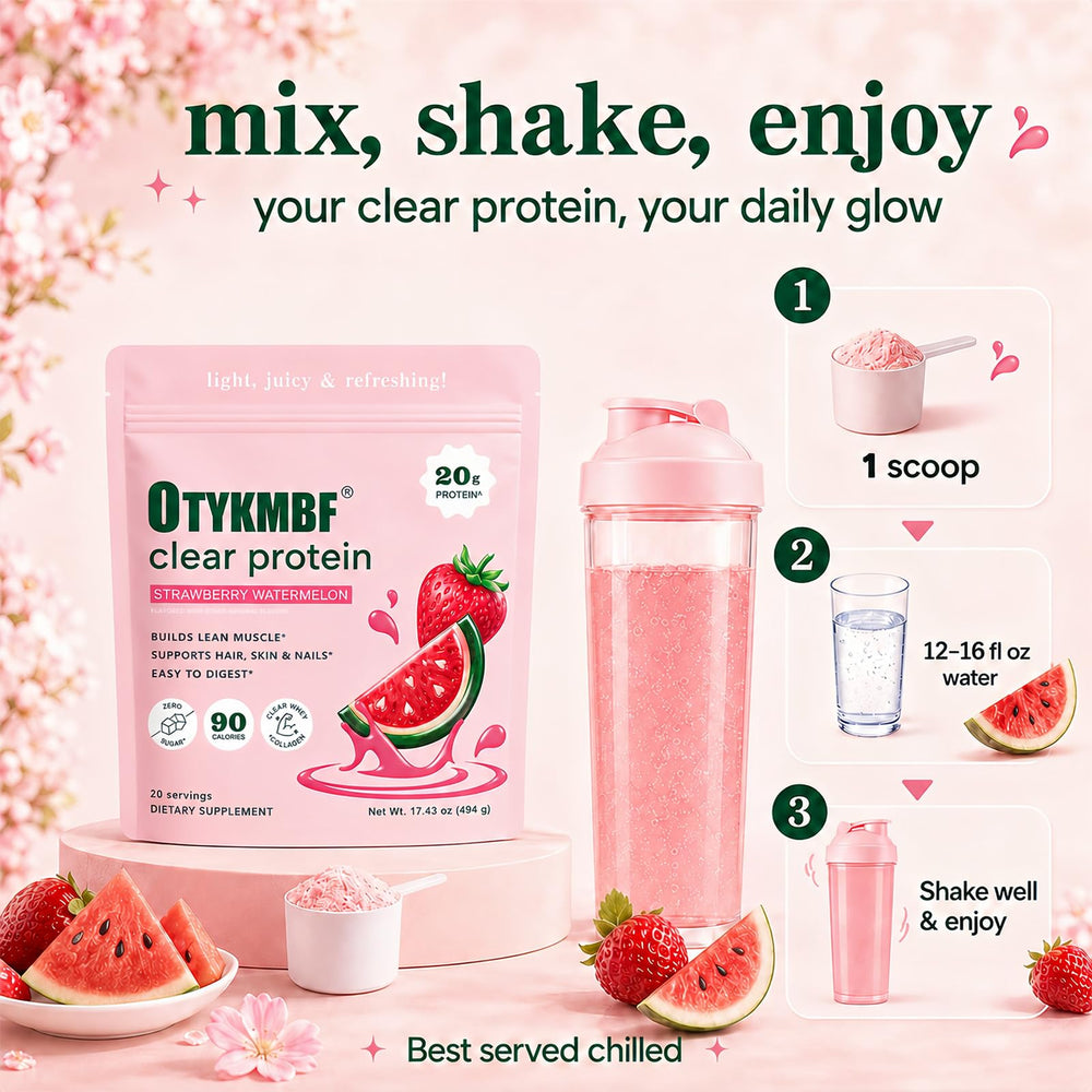 OTYKMBF etiqueta de ingredientes destacando proteínas, colágeno y enzimas digestivas