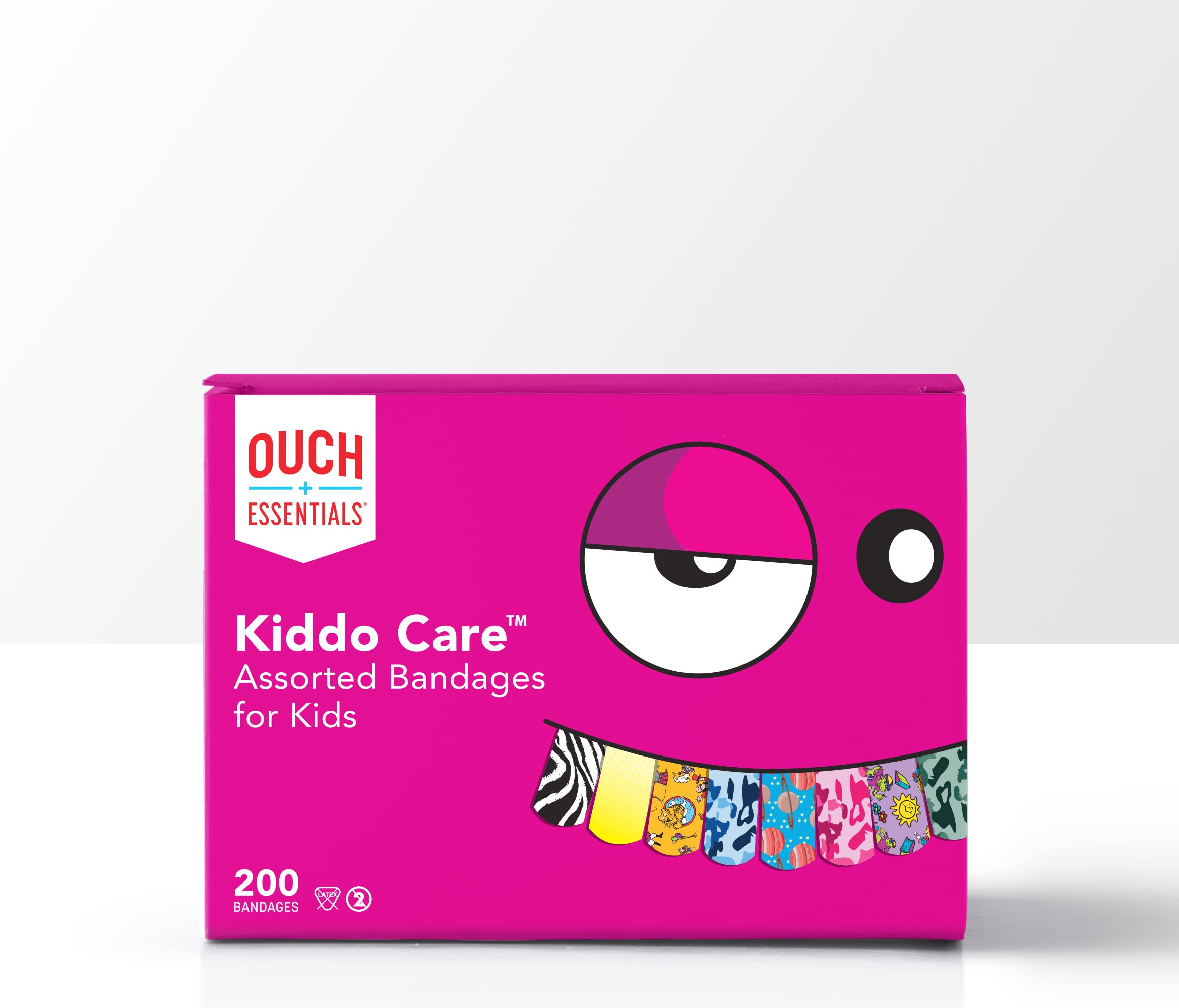 Ouch Essentials paquete frontal con diseños surtidos y protección confiable