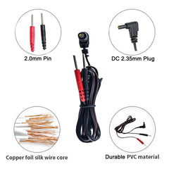 OUDYSCARE cable extendido en manos para mostrar longitud práctica