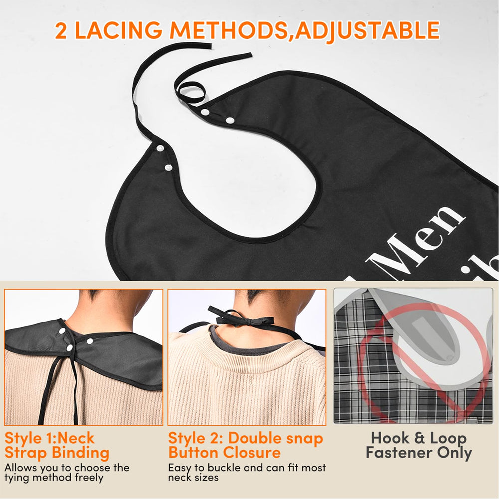 Oulisen babero superficie lavable y textura resistente al uso