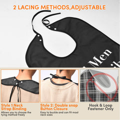 Oulisen babero superficie lavable y textura resistente al uso