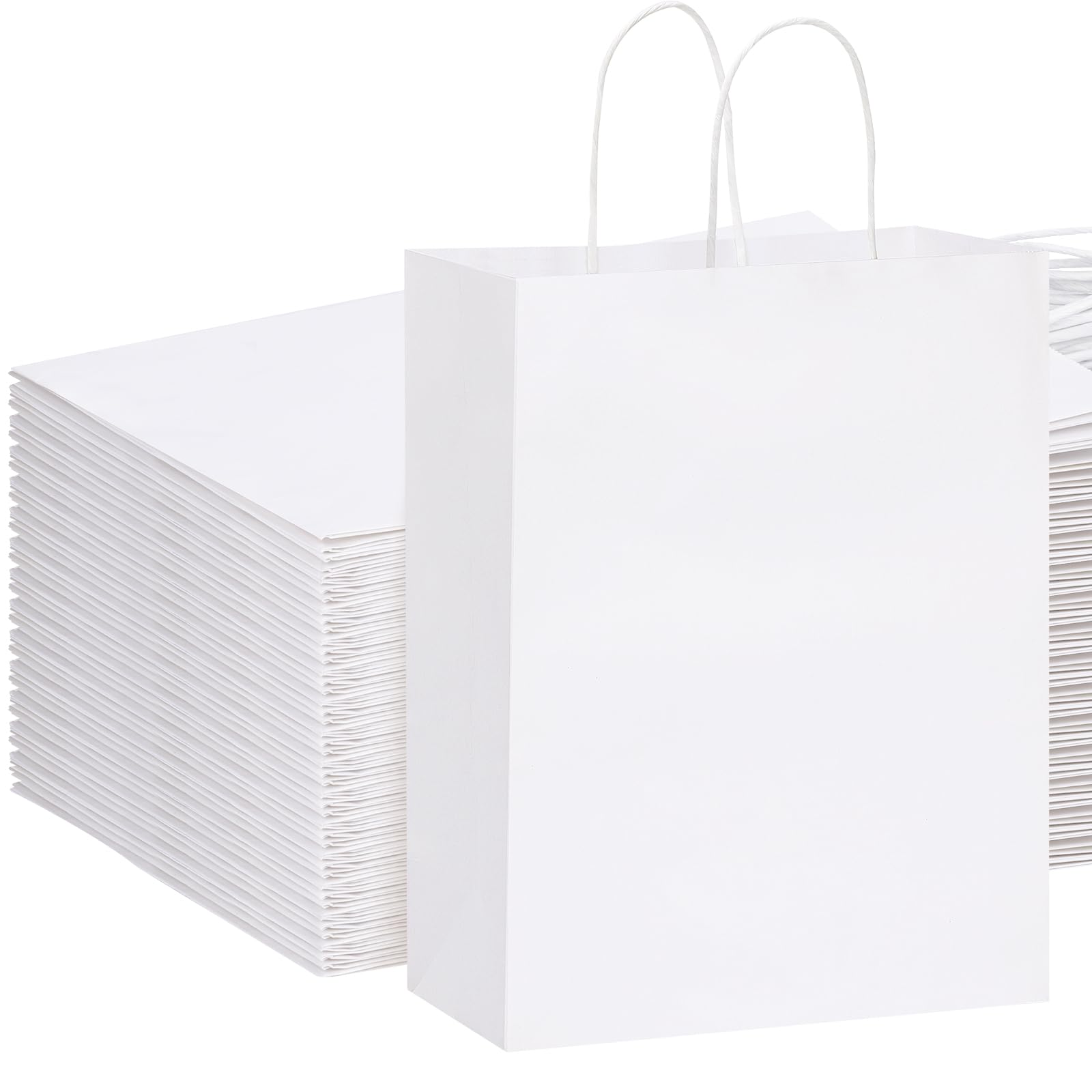 OUTUXED bolsa frontal blanca mostrando el diseño y beneficio de presentación